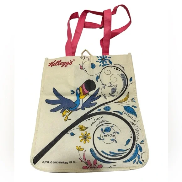 Kellogg's Froot Loops Toucan Sam Tote Bag 2013 Reusable - Picture 1 of 10